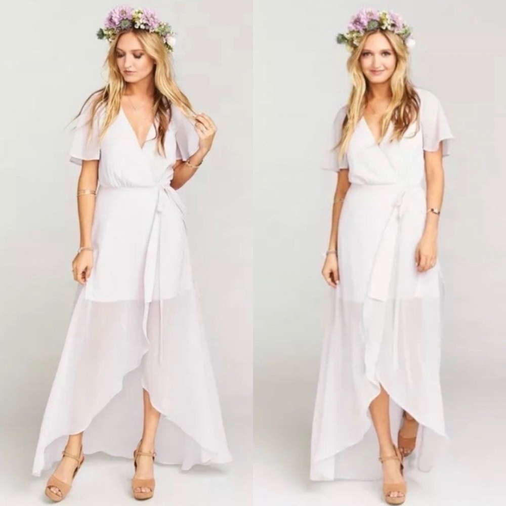 Light Lavender Lavender Sofia Wrap Dress